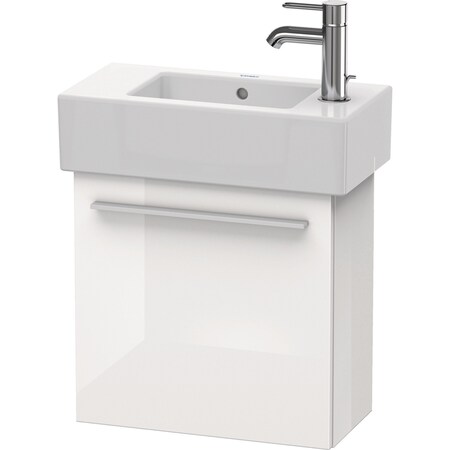 Duravit Xl Vanity Unit For #070350 White High Gloss Left - White High Gloss XL6208L8585
